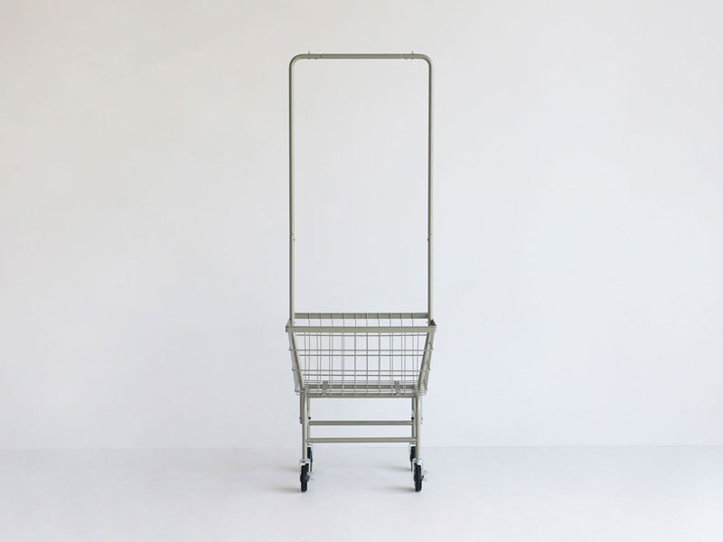 Hinatalife ハンガーラック　カゴ付き スタイリッシュなデザインのかご付きハンガーラック | インテリア