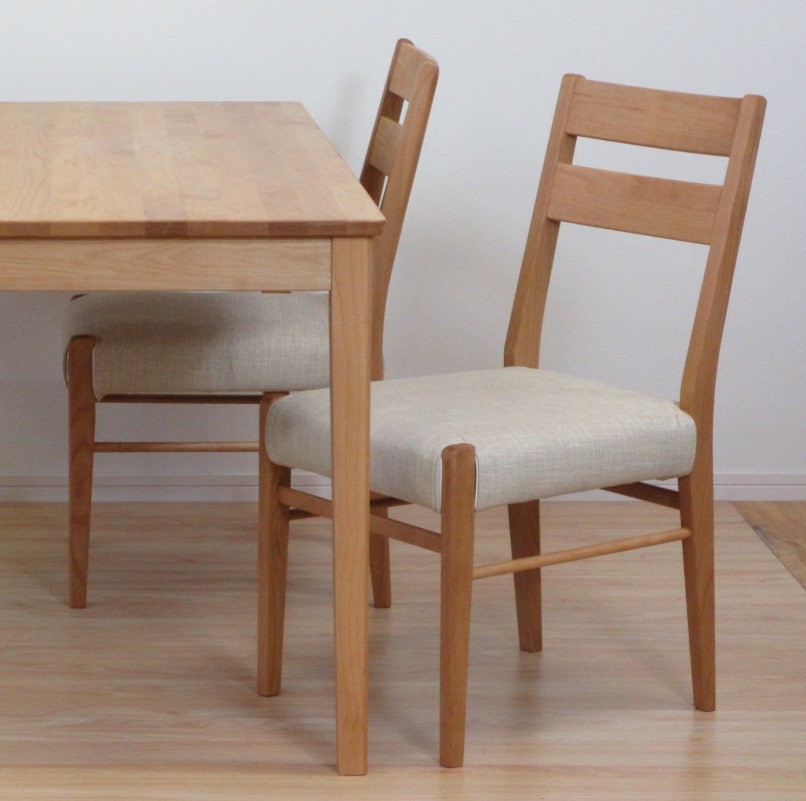 ダイニングチェア 3色カバーセット PL【2脚セット】天然木