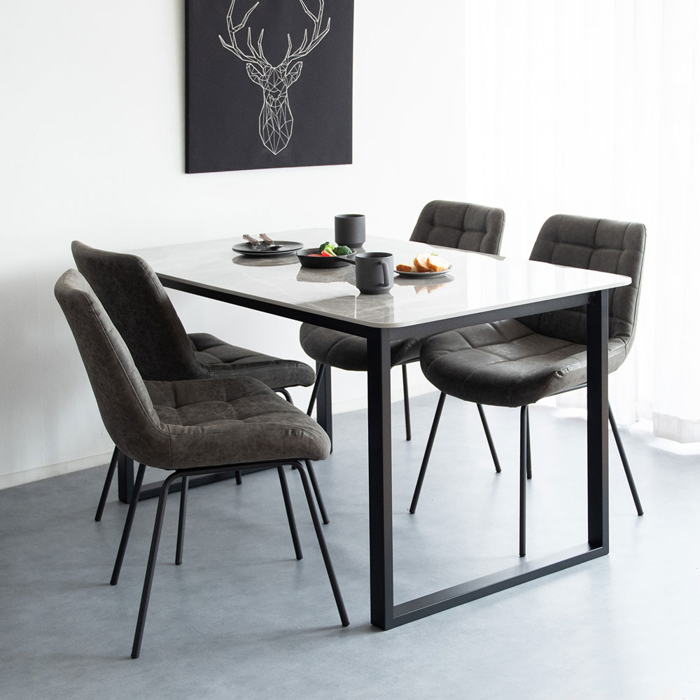 セラミックダイニングテーブル　ダークグレー 直接取りにきていただける場合1万円引 モダンな洗練された美しさと高機能性を兼ね備えたセラミックダイニング
