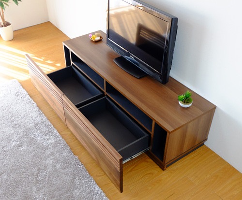 和室に馴染む収納型テレビボード 【幅150cm】