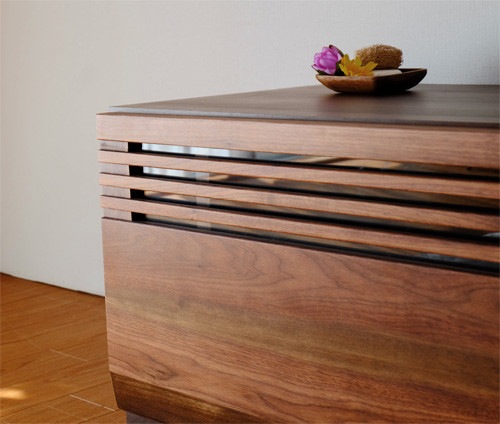 和室に馴染む収納型テレビボード 【幅150cm】