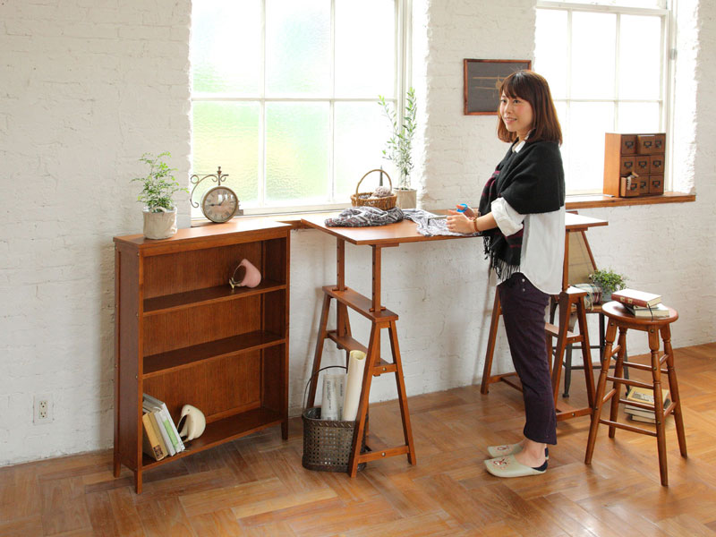 アトリエ雰囲気のスツール｜座面の高さ45cm｜アンティークインテリア