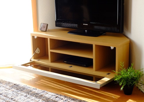 テレビ台 コーナー ナチュラルなテイスト 【幅100cm】 おしゃれな家具