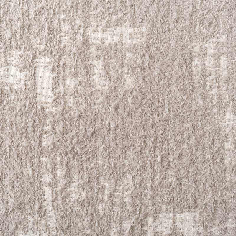 レトロモダンな布張りダイニングチェア｜丸みフォルム×スチール脚の異素材ミックス