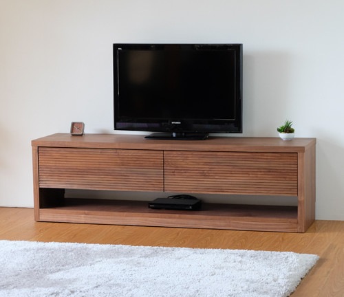 テレビボード 収納たっぷり ウォルナット【幅160cm】 おしゃれな家具