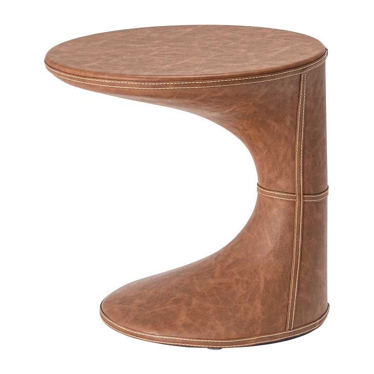 ソフトレザー製デザインスツール｜独創的なフォルムで魅せるおしゃれな