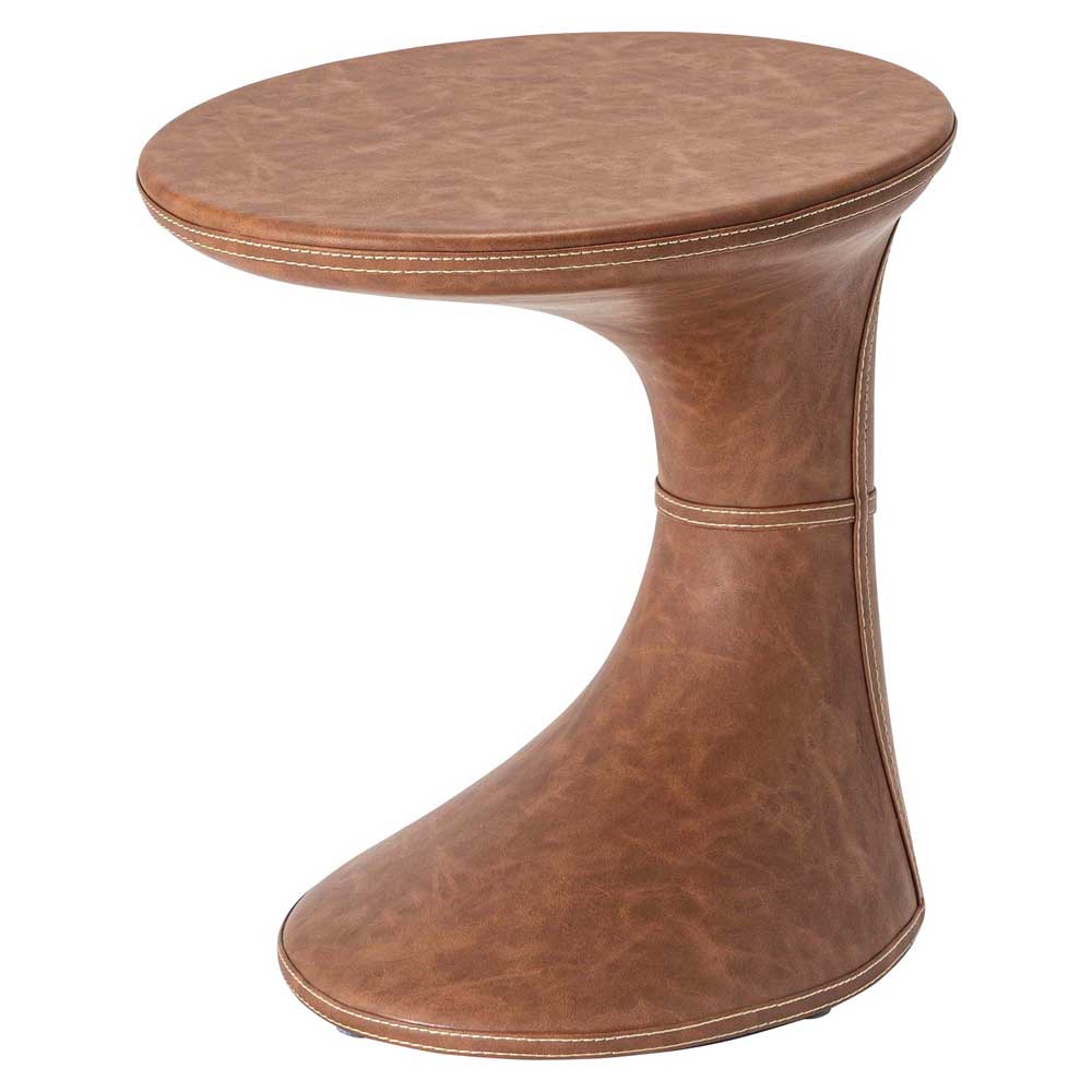 ソフトレザー製デザインスツール｜独創的なフォルムで魅せるおしゃれな