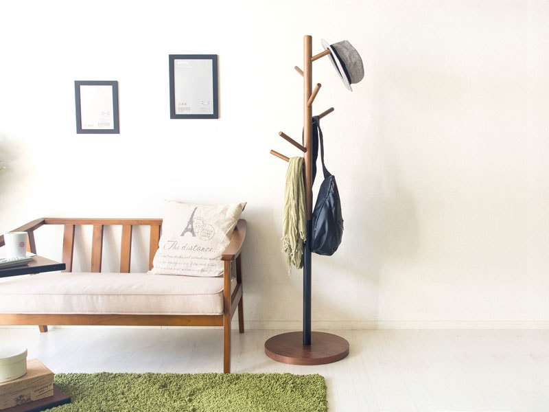 曲木の優雅な曲線♪アンティークのポールハンガー ポーランド 楽天市場】ポールハンガー ハンガーラック ポールハンガー 木製 北欧