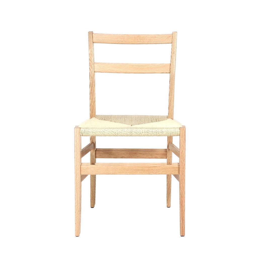 ダイニングチェア 北欧 ペーパーコード 木製 座面高45cm 完成品|リプロダクト|ジオ・ポンティ