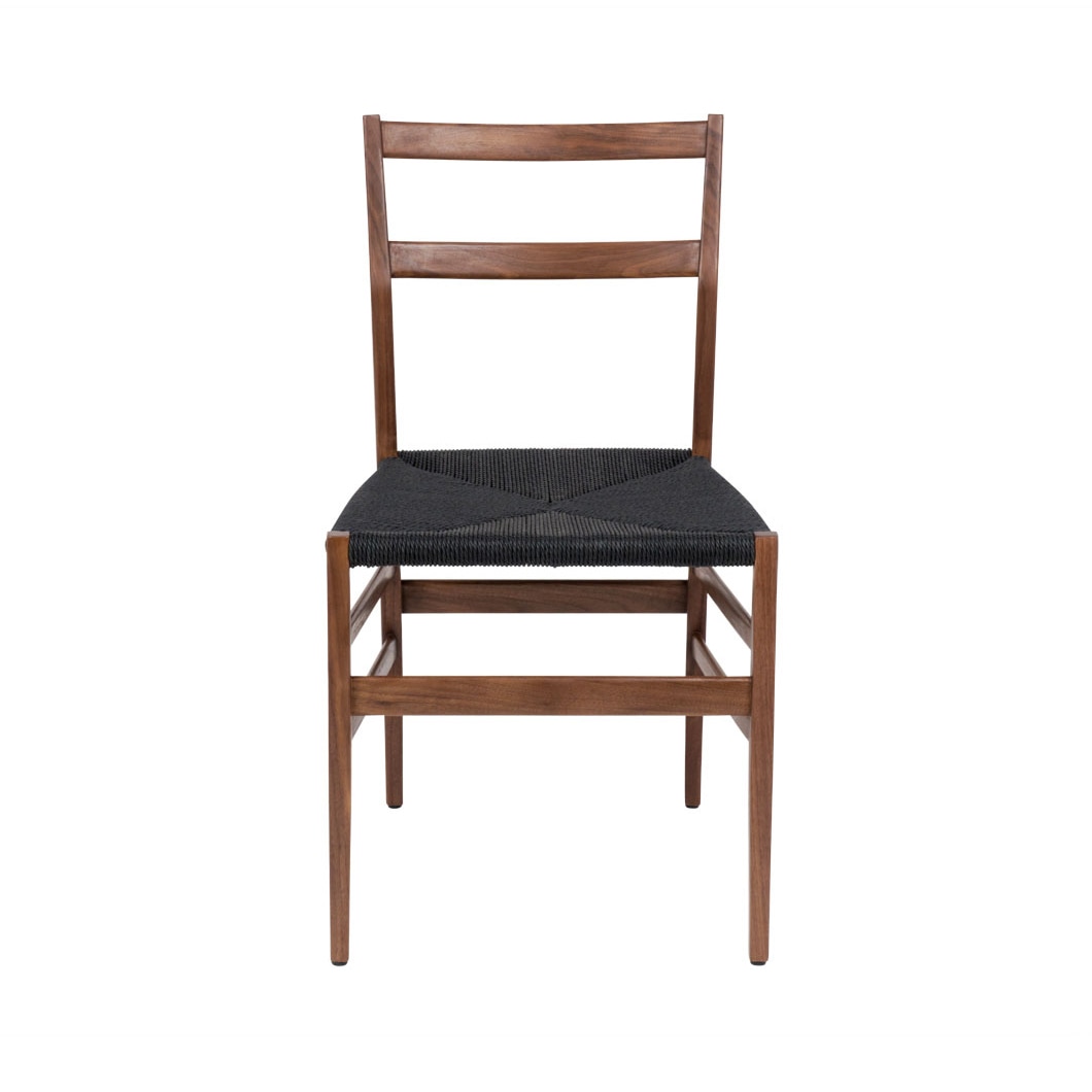 ダイニングチェア 北欧 ペーパーコード 木製 座面高45cm 完成品|リプロダクト|ジオ・ポンティ