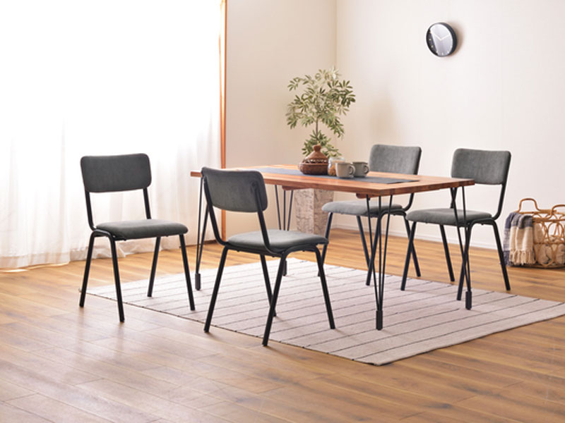 コーデュロイ生地のカフェ風ダイニングチェア | インテリア・家具の