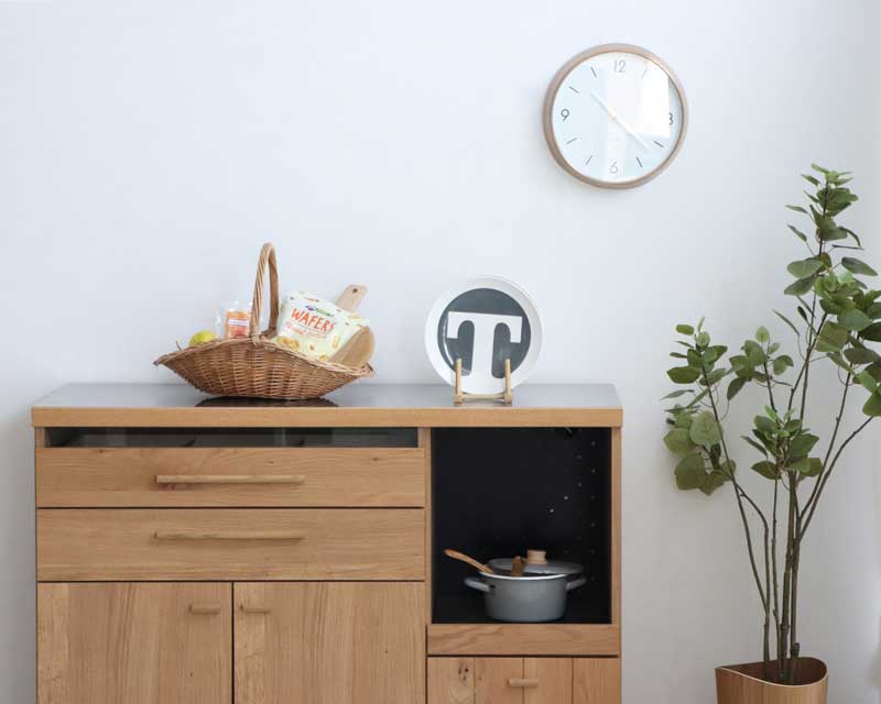 キッチンカウンター ワイド | 幅120cm | 北欧ナチュラル HW