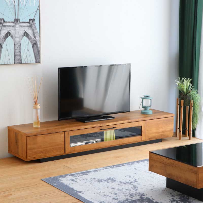 味わいある木目が魅力のテレビボード｜180cm幅のヴィンテージスタイル