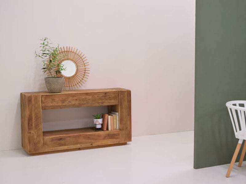 ナチュラルアンティークな古材のコンソールテーブル | インテリア