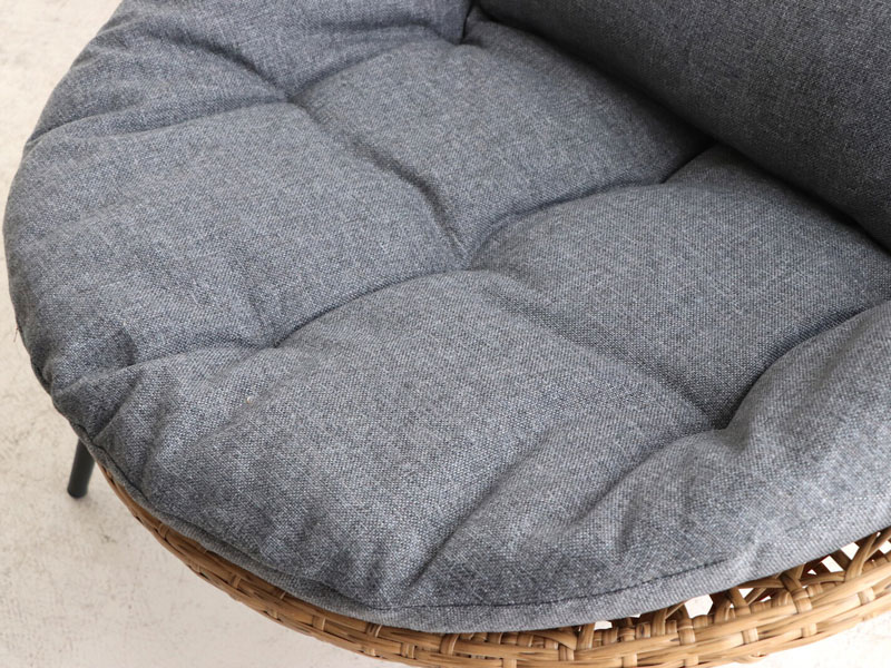 オットマン付きラタンチェア | LZN | リゾートインテリア