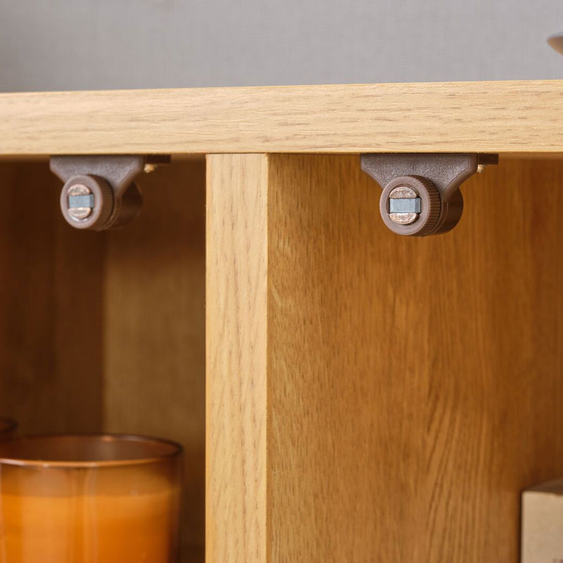 ブックシェルフ | ガラス扉のロータイプ | JEN 幅90cm