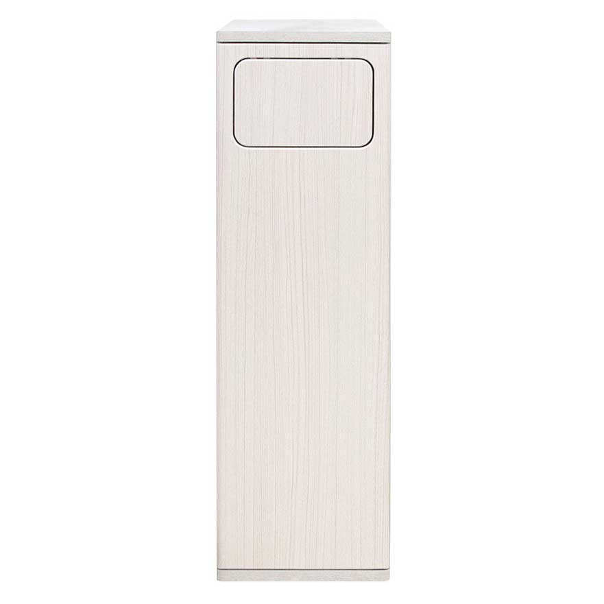 スタイリッシュなプッシュ式扉のダストボックス