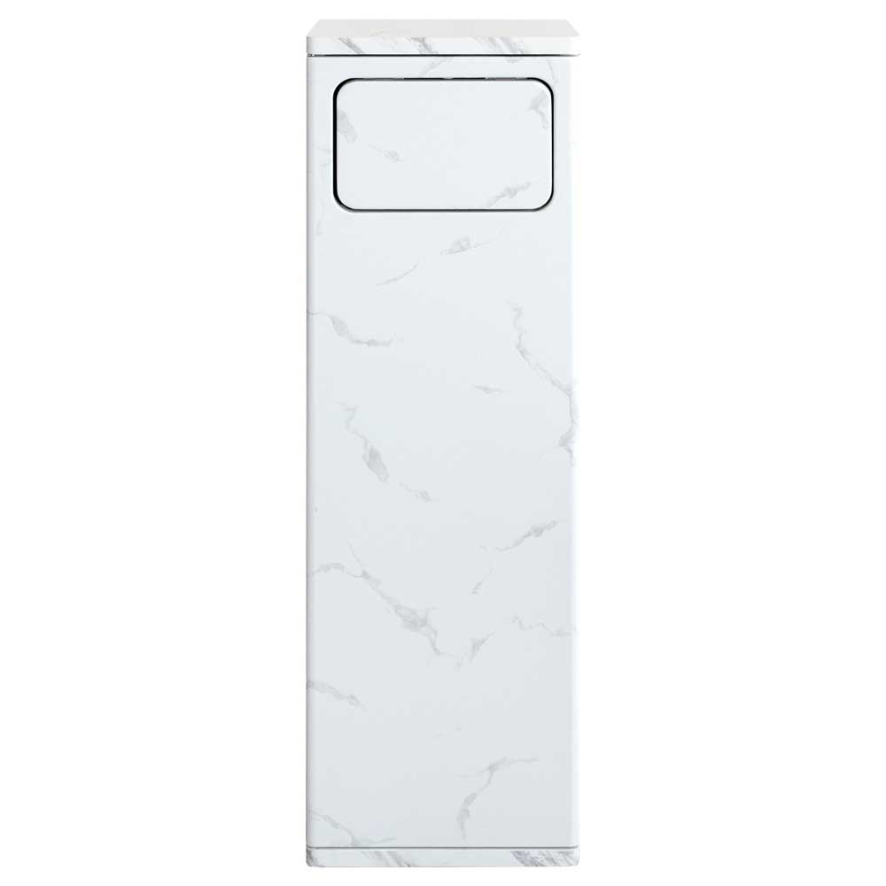 スタイリッシュなプッシュ式扉のダストボックス