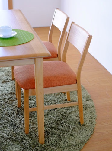 天然木のダイニングチェア 2脚セット |  ER | シンプルインテリア