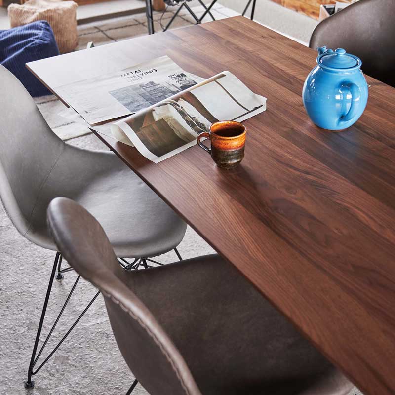 天然木オーク・ウォルナットデスク天板｜幅150cm〈デスク脚別売り〉