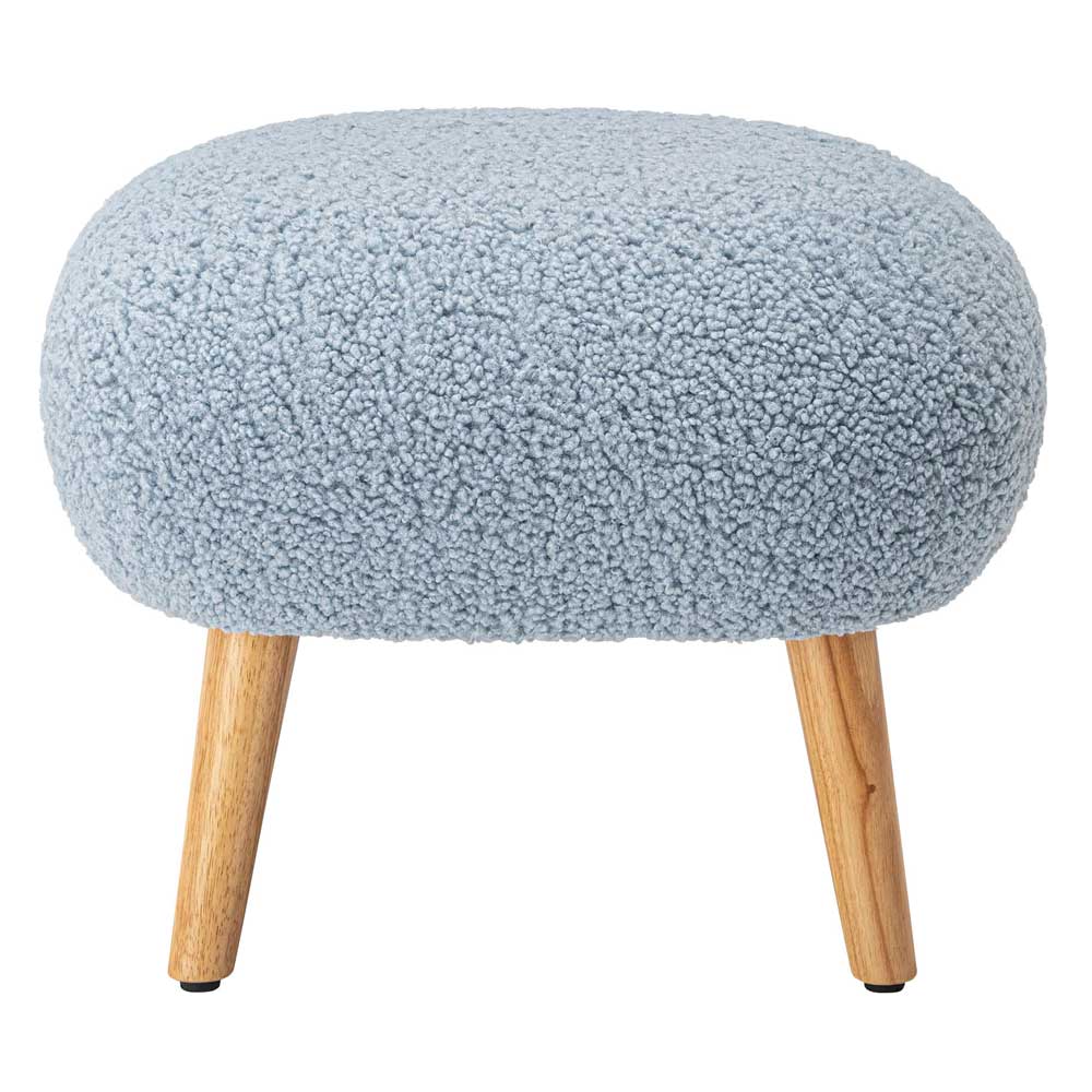 北欧　ビンテージ　デザイン　丸型　円形　スツール 北欧風ブークレスツール｜可愛い丸型でオットマンにも最適