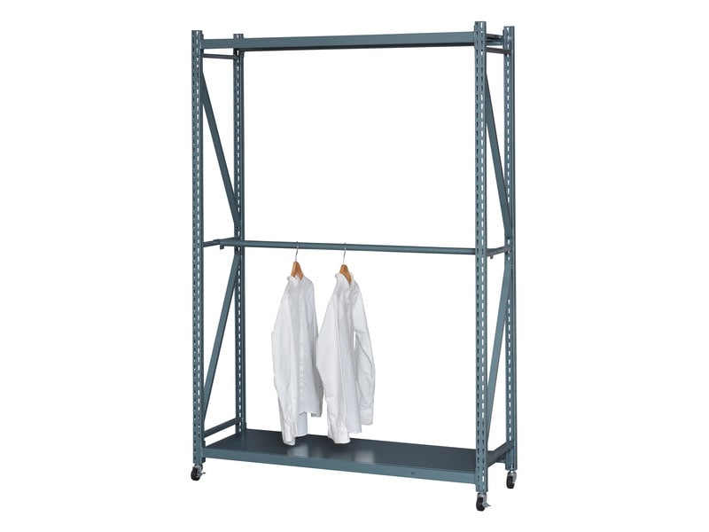 折りたたみ可能なラック専用バー|ボルトレスラック