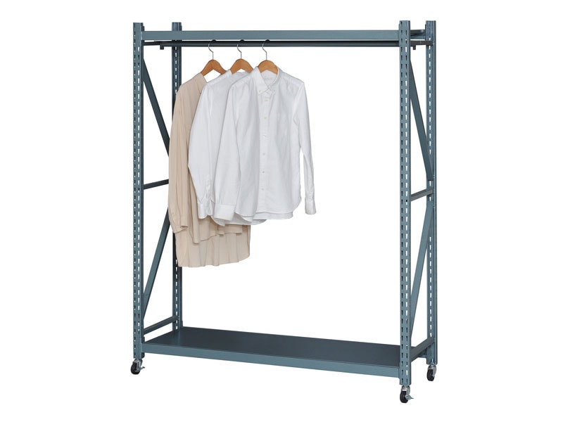 折りたたみ可能なラック専用バー|ボルトレスラック