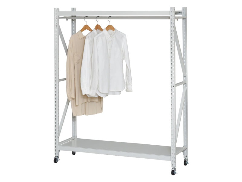 折りたたみ可能なラック専用バー|ボルトレスラック