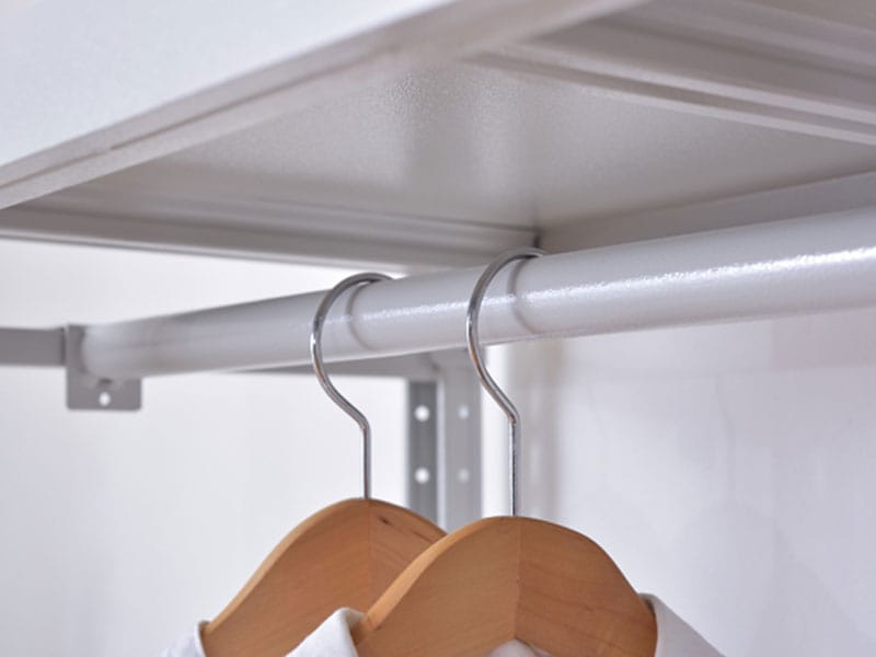 折りたたみ可能なラック専用バー|ボルトレスラック