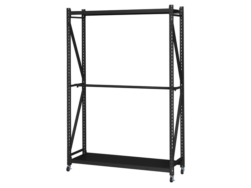 折りたたみ可能なラック専用バー|ボルトレスラック