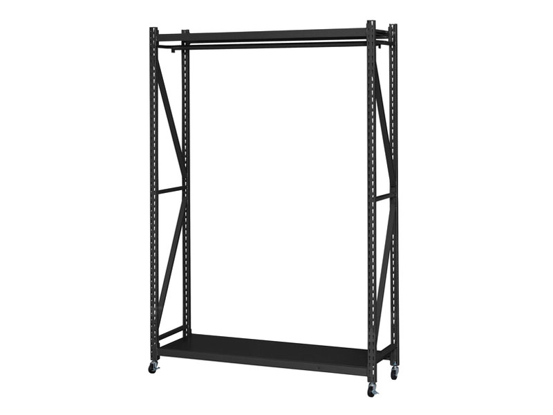 折りたたみ可能なラック専用バー|ボルトレスラック