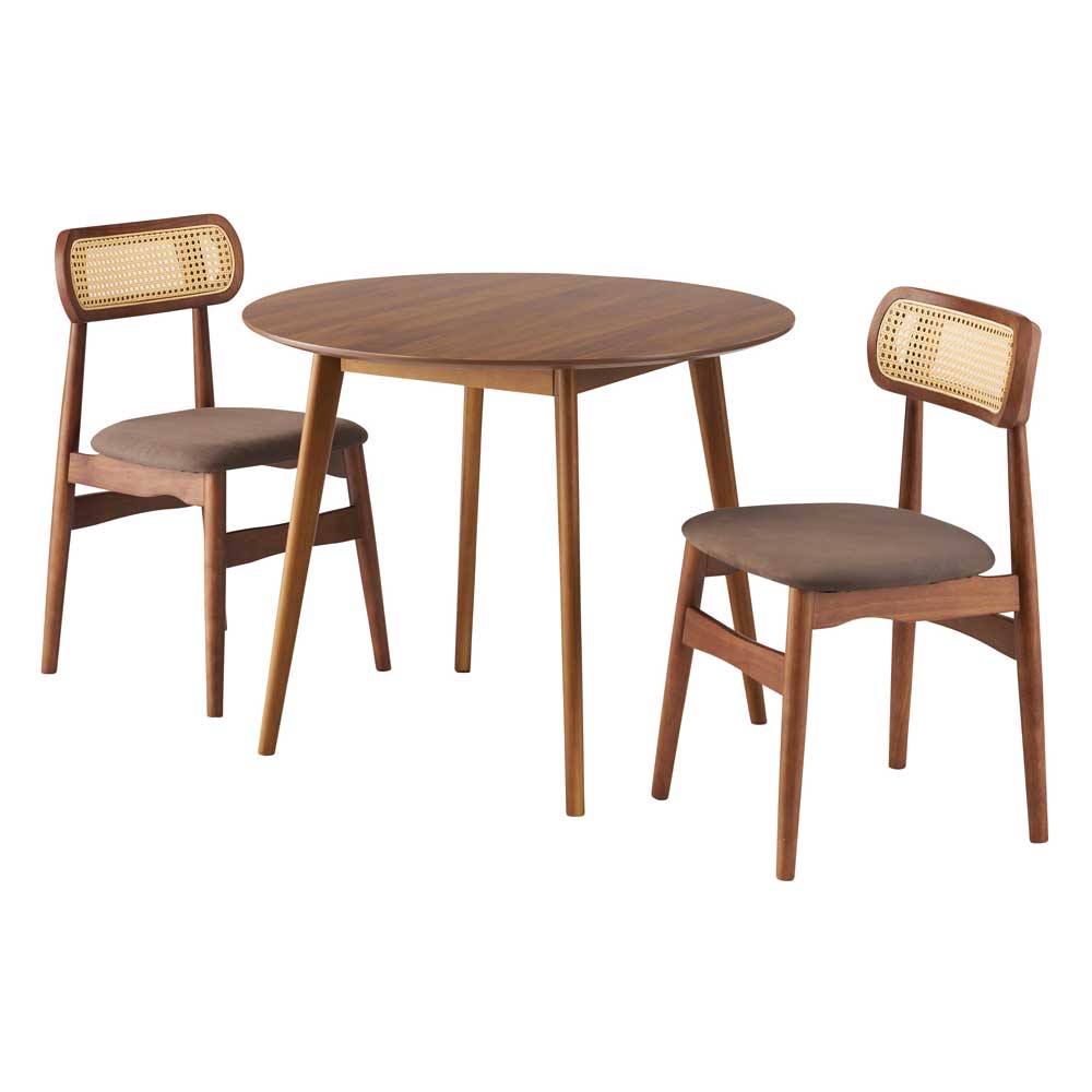 ナチュラル北欧風ラウンドダイニングテーブル｜コンパクトでおしゃれな2人用カフェテーブル
