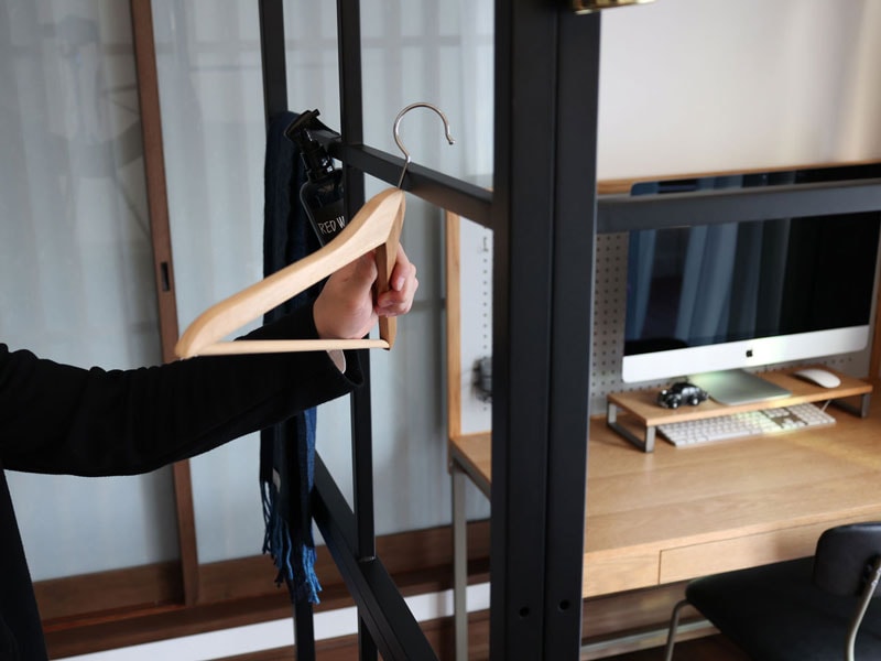 黒檀パーテーション ブラックスチールのオフィス用パーテーション | インテリア・家具の