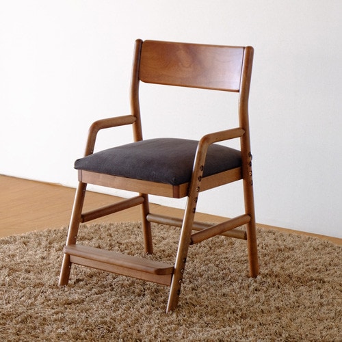 デスクチェア カバーのみ 【ブラウン】 キッズインテリア