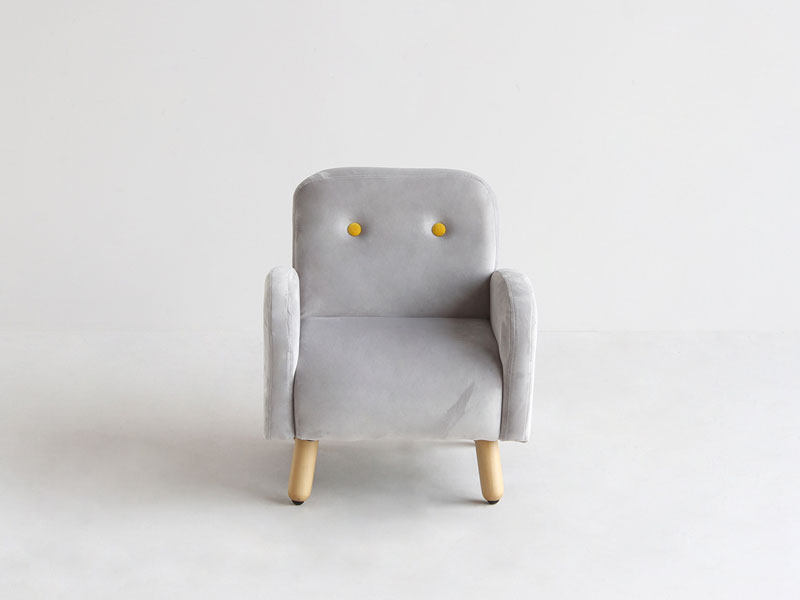 北欧風のかわいらしいキッズ用ソファ｜座面の高さ27cm