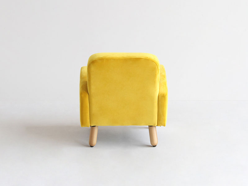 北欧風のかわいらしいキッズ用ソファ｜座面の高さ27cm