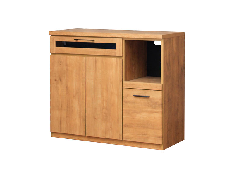 ロータイプキッチン収納 | 賃貸でも使いやすい | 幅105cm