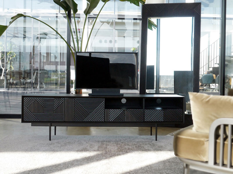 モダンなTVボード｜モノトーン｜HS
