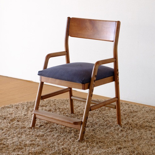 デスクチェア カバーのみ 【ネイビー】 キッズインテリア