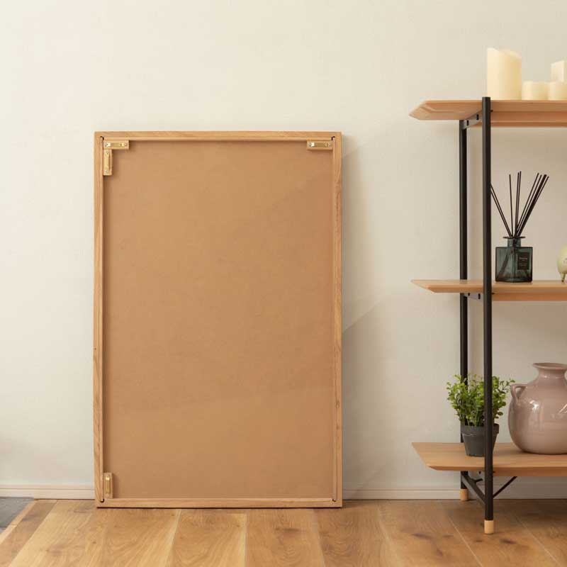 天然木フレームの2WAYミラー｜玄関や洗面に映える上質な佇まい