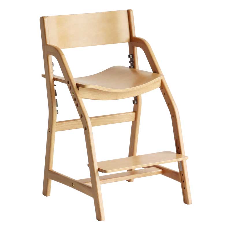 北欧風ダイニング学習チェア｜高さ調節＆成長にフィット