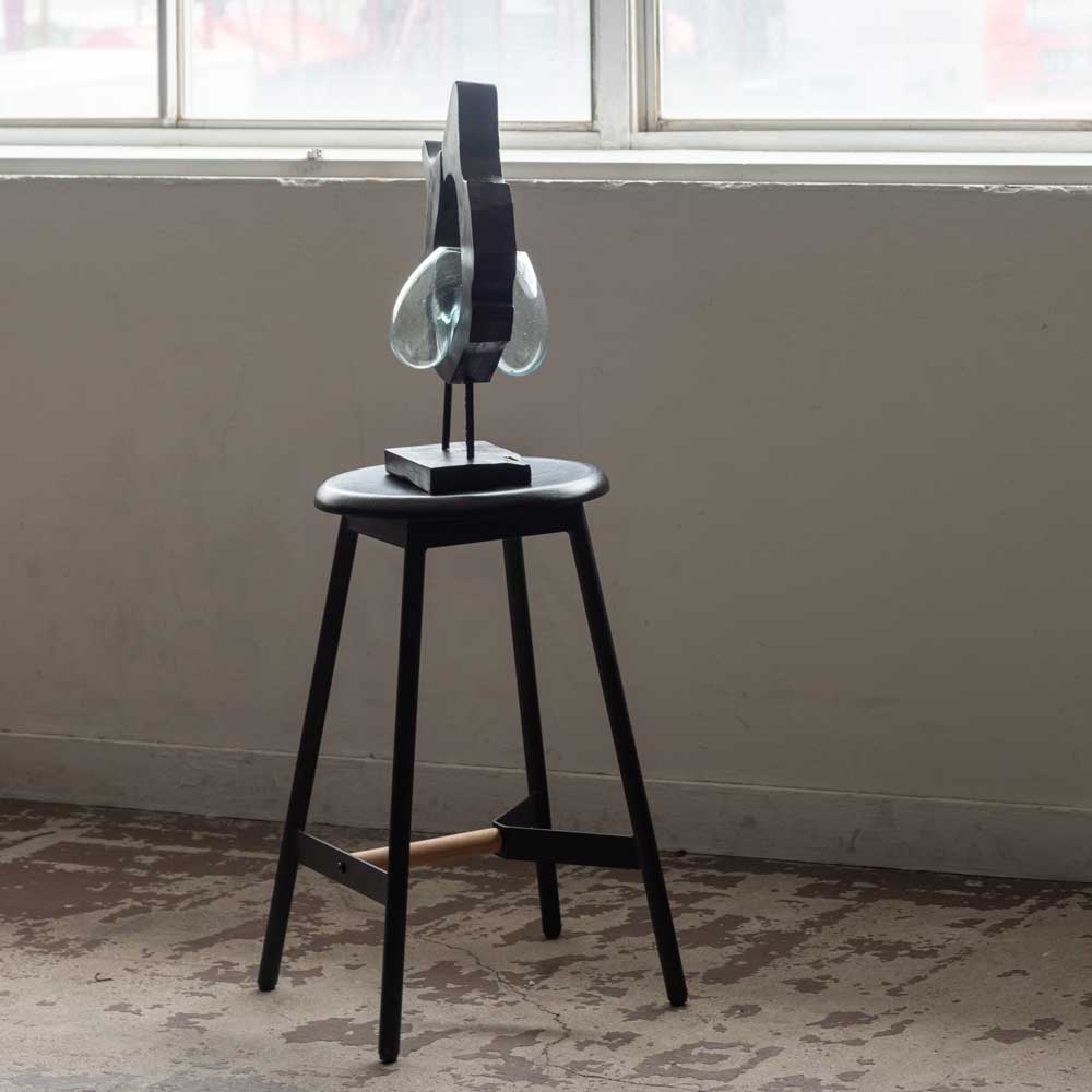 ブラックデザインhigh chair（ハイチェアー） ブラックデザインhigh chair（ハイチェアー） ハイチェアの通販