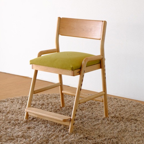 デスクチェア カバーのみ 【グリーン】 キッズインテリア