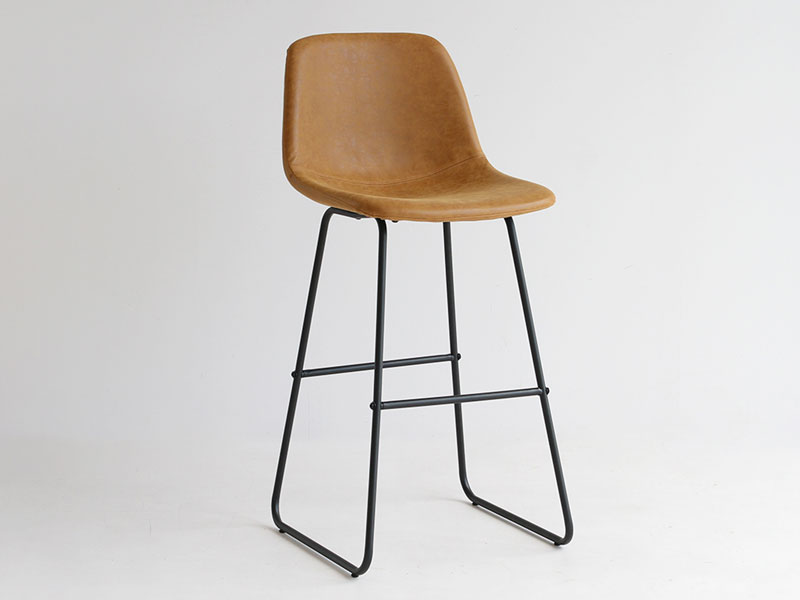 ヴィンテージ　ハイチェア　バースツール　レザー　デザイナーズ　ミッドセンチュリー ヴィンテージ ハイチェア バースツール レザー デザイナーズ