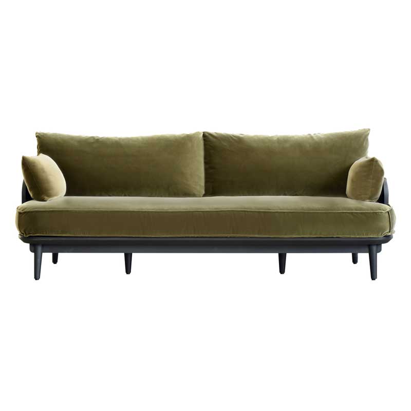 落ち着いた雰囲気のロングソファ|幅200cm|RN