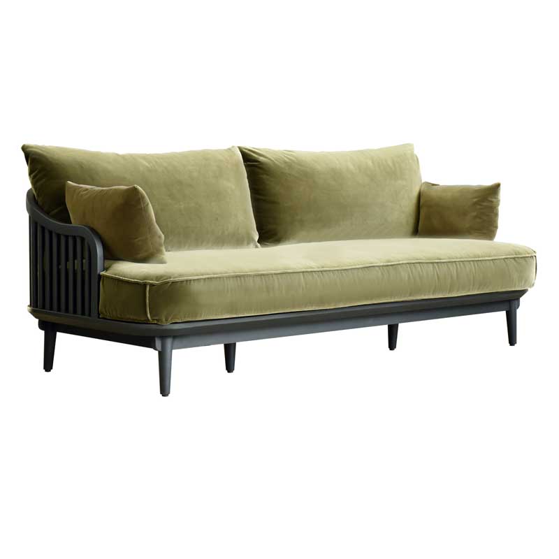 落ち着いた雰囲気のロングソファ|幅200cm|RN