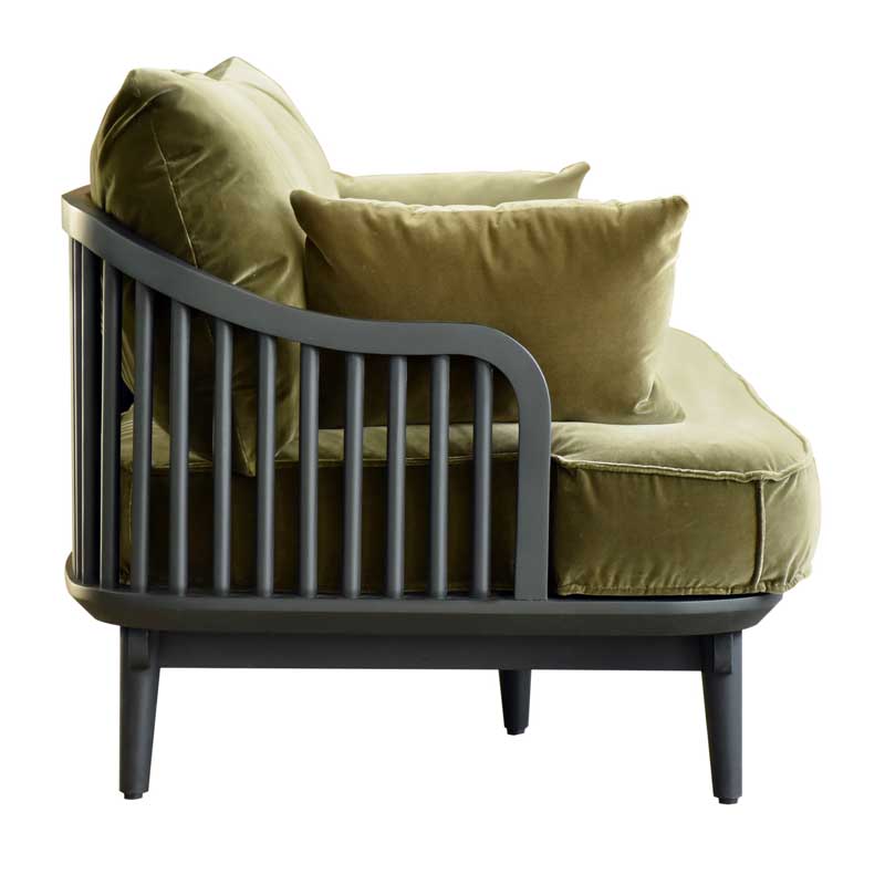 落ち着いた雰囲気のロングソファ|幅200cm|RN