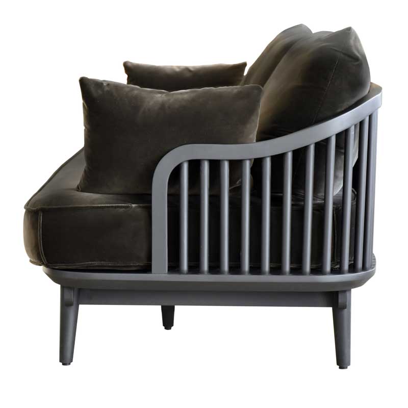 落ち着いた雰囲気のロングソファ|幅200cm|RN