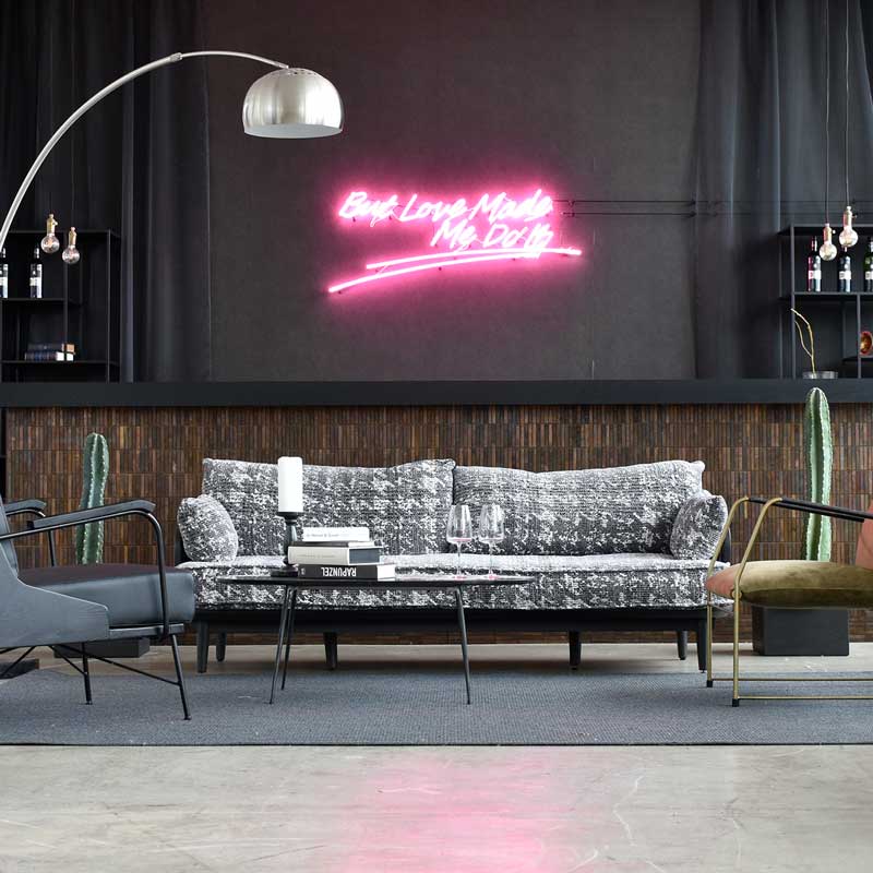 落ち着いた雰囲気のロングソファ|幅200cm|RN