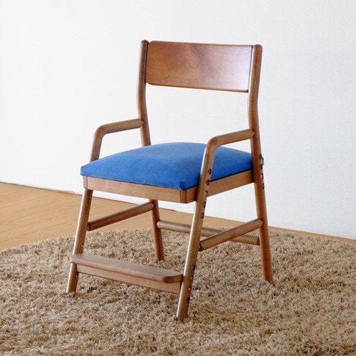 デスクチェア カバーのみ 【ブルー】 キッズインテリア